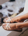 Salt-water Sandals Classic Slide Adult - Rose Gold