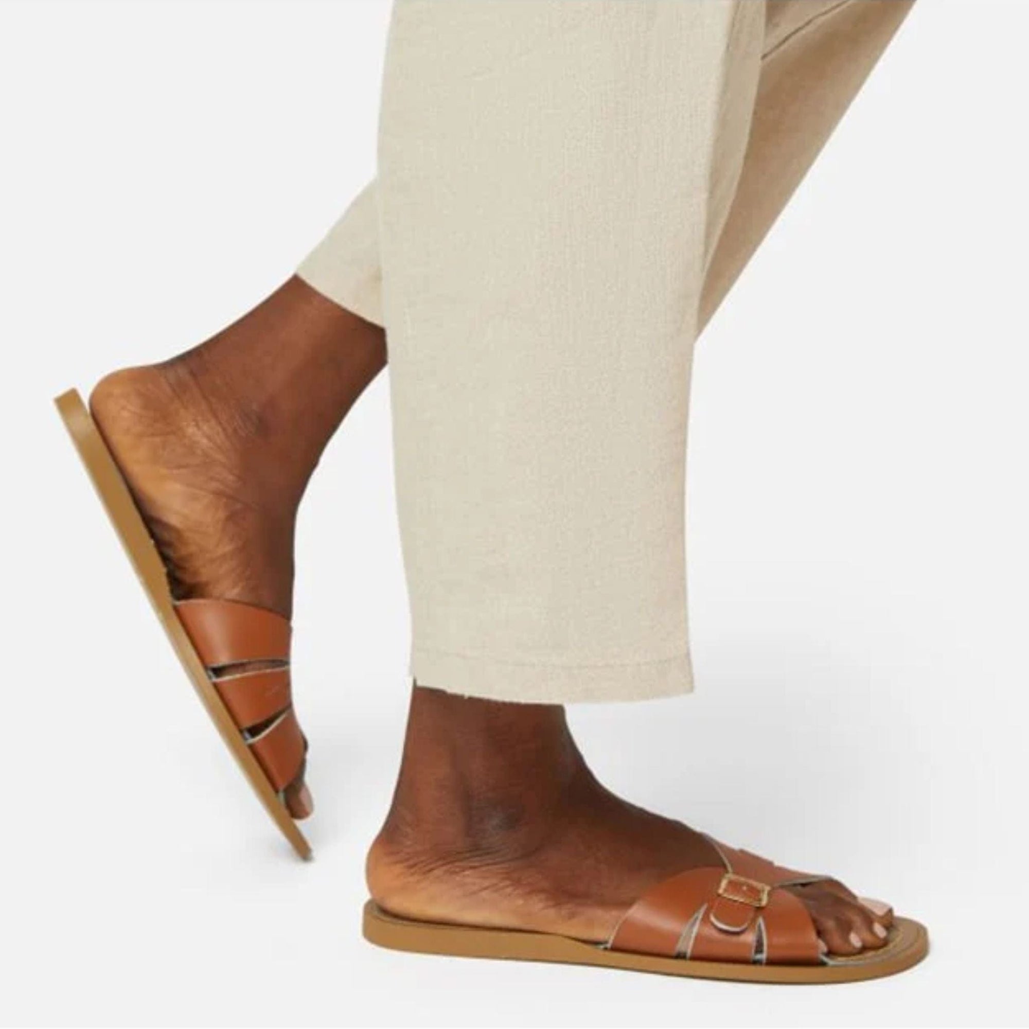 Salt-water Sandals Classic Slide Adult - Tan
