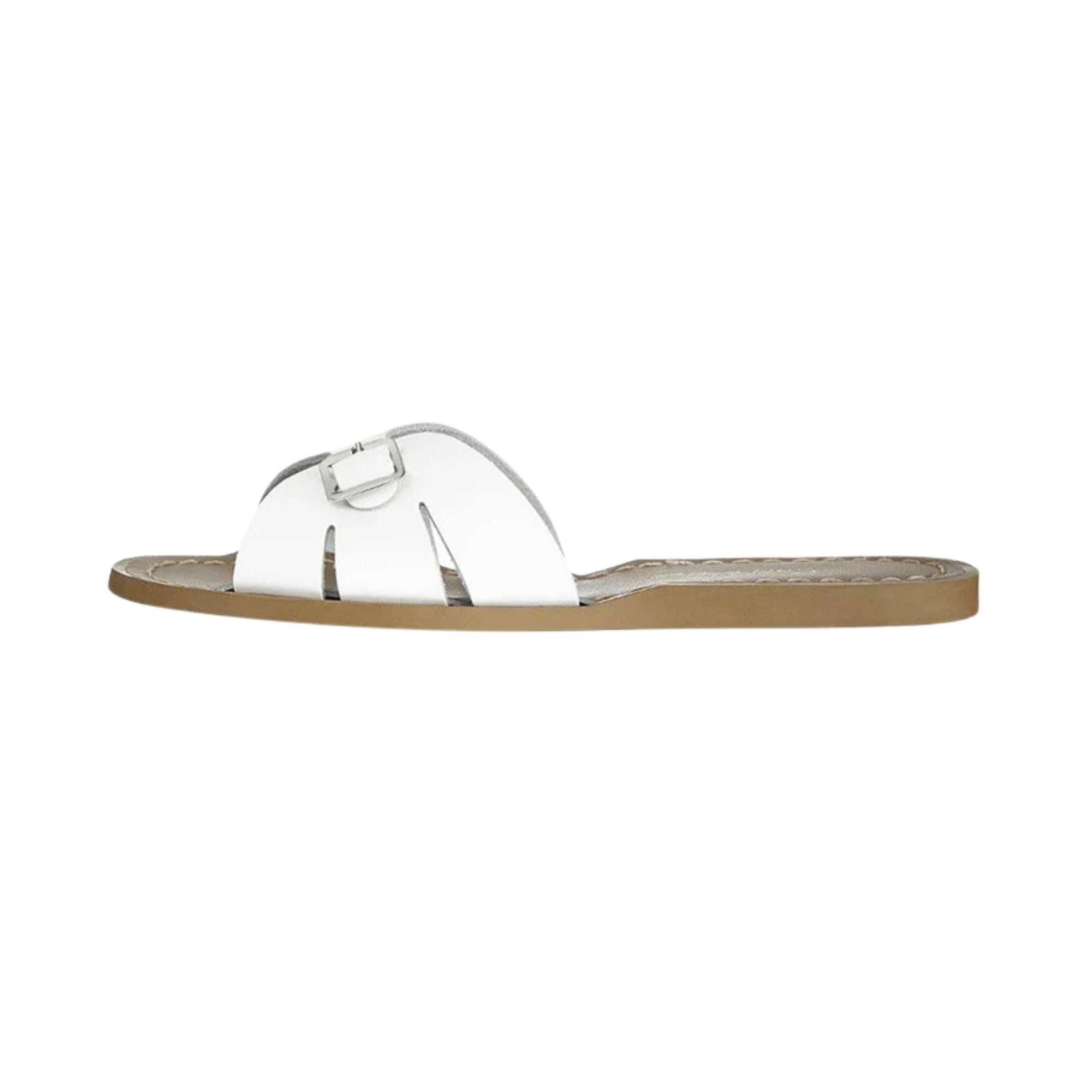Salt-water Sandals Classic Slide Adult - White