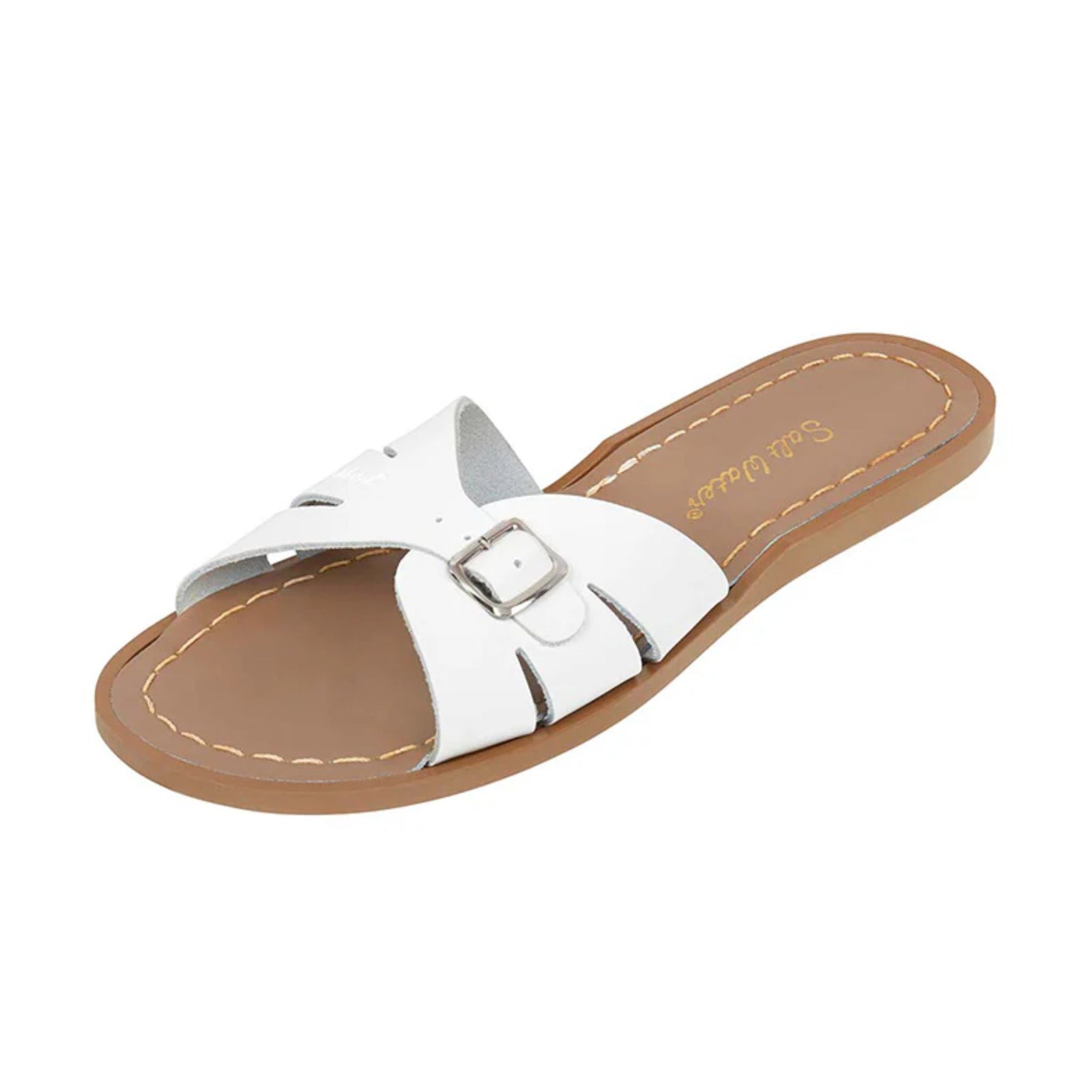 Salt-water Sandals Classic Slide Adult - White