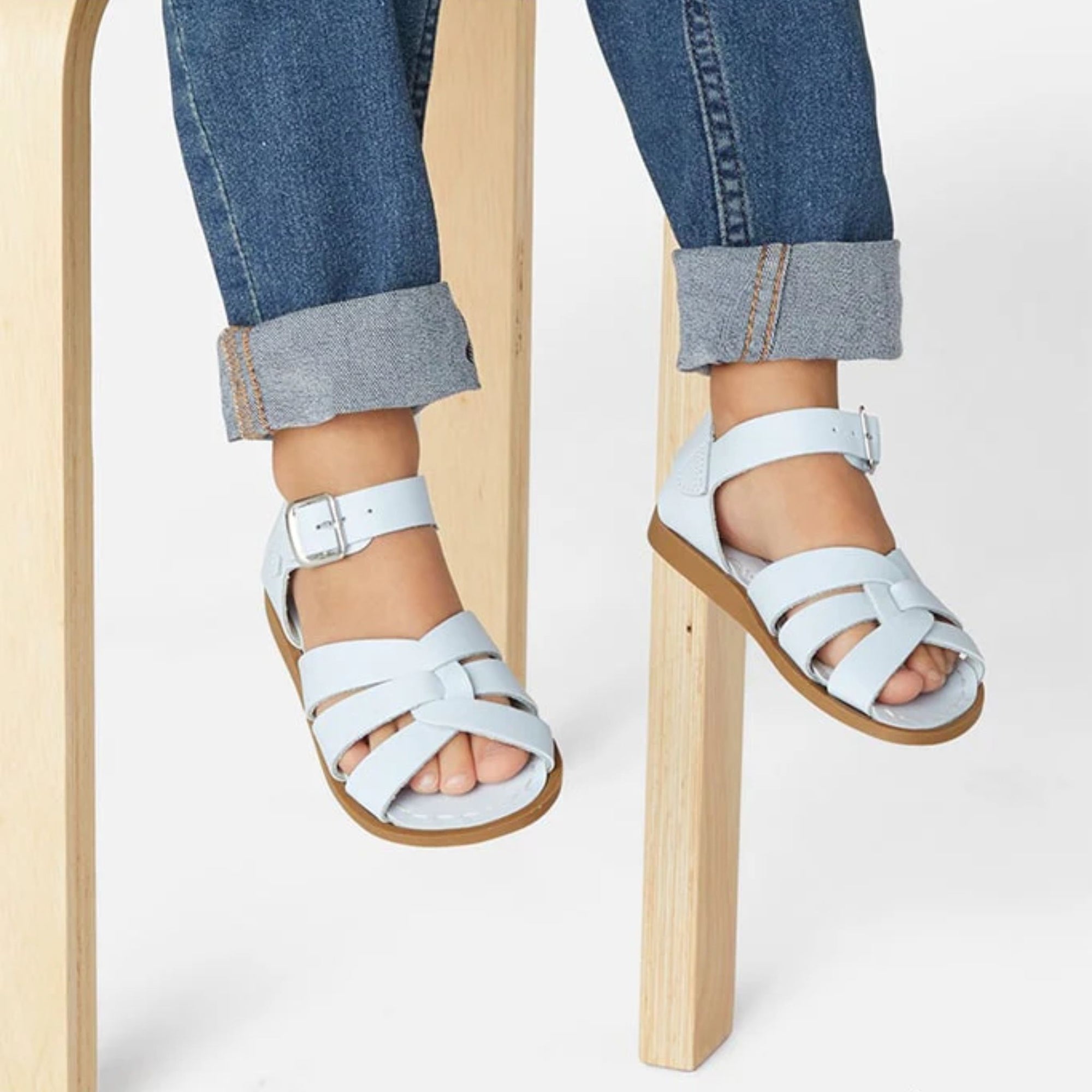 Salt-water Sandals Original Kids Sandals - Light Blue