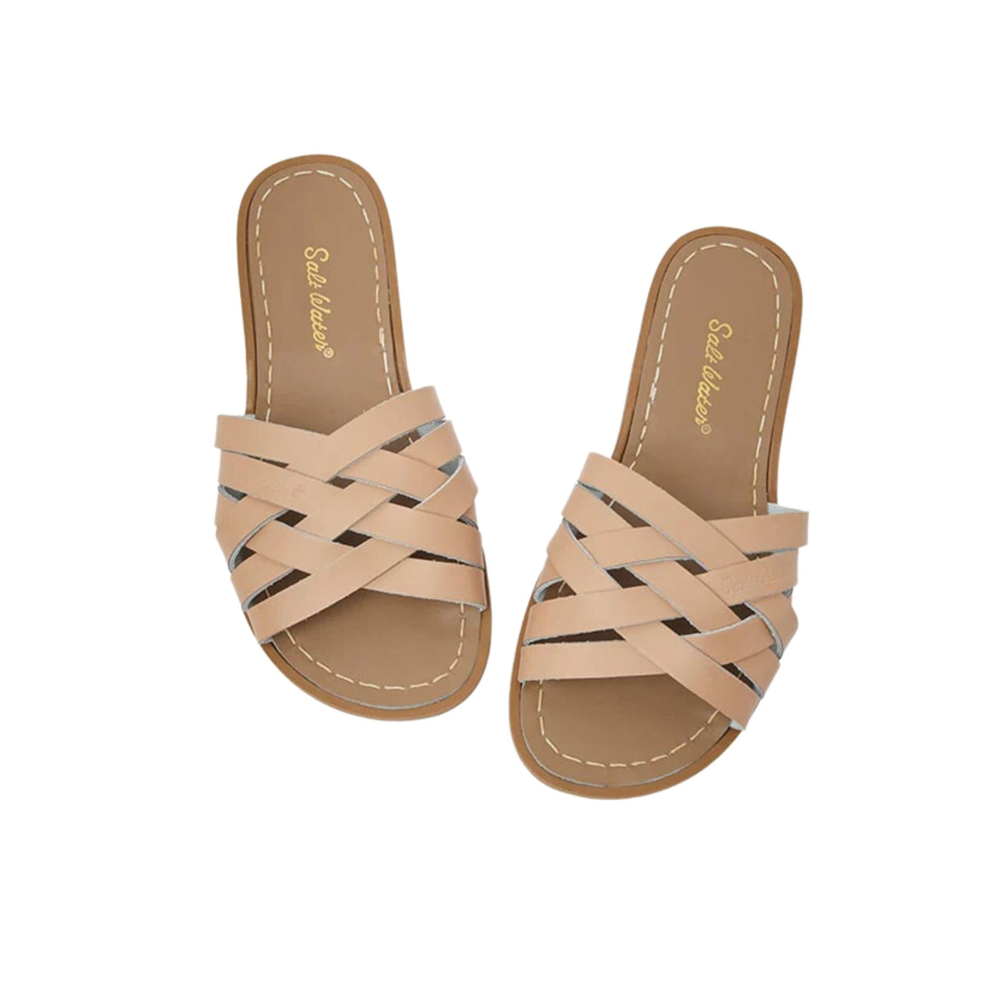 Salt-water Sandals Retro Slide Adult - Latte