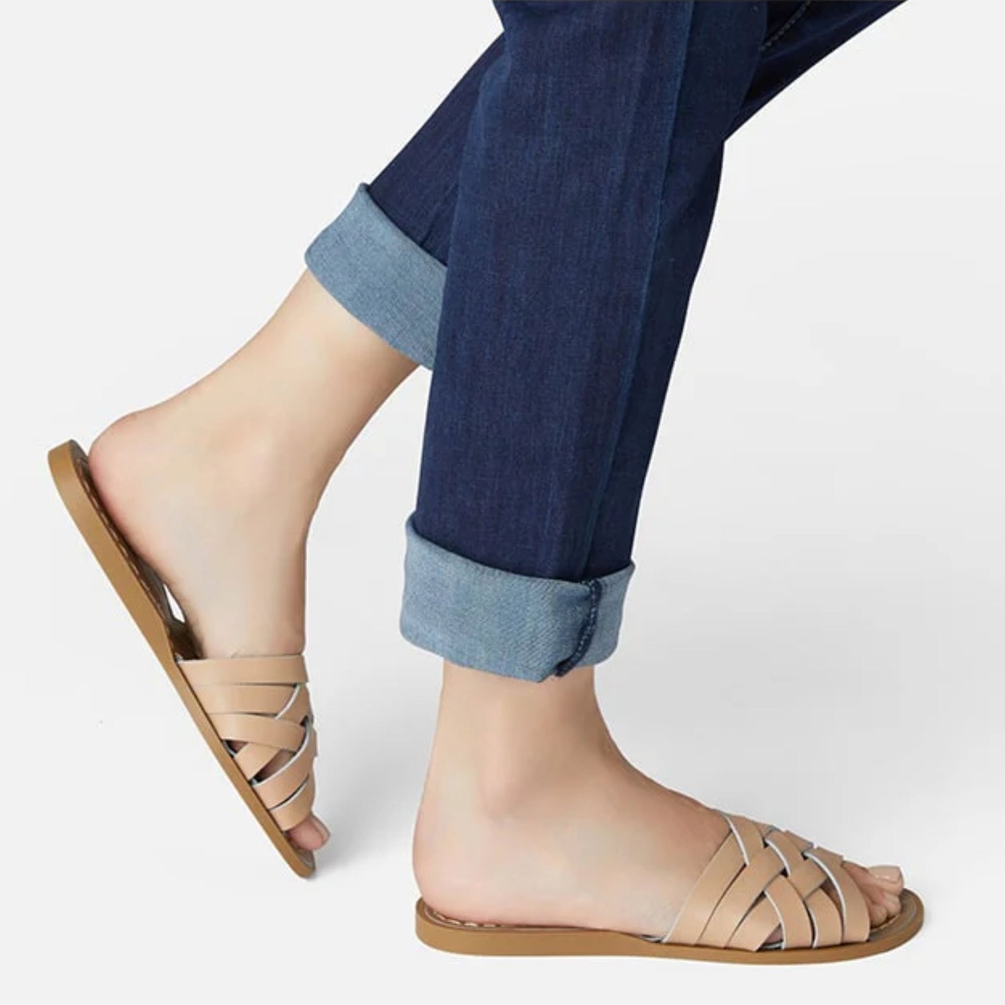 Salt-water Sandals Retro Slide Adult - Latte
