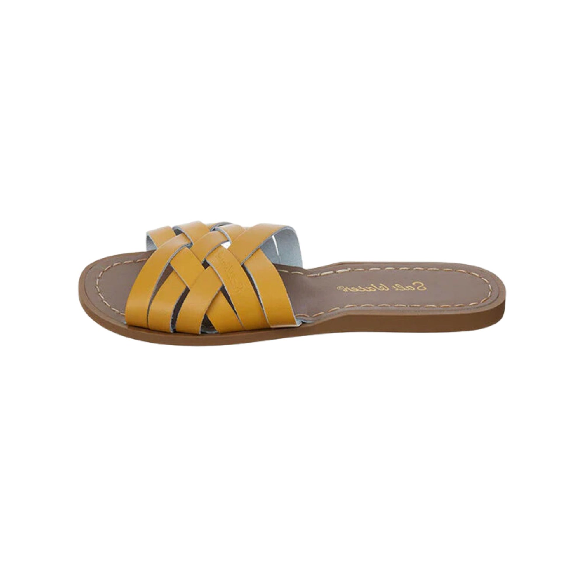 Salt-water Retro Slide Adult - Mustard