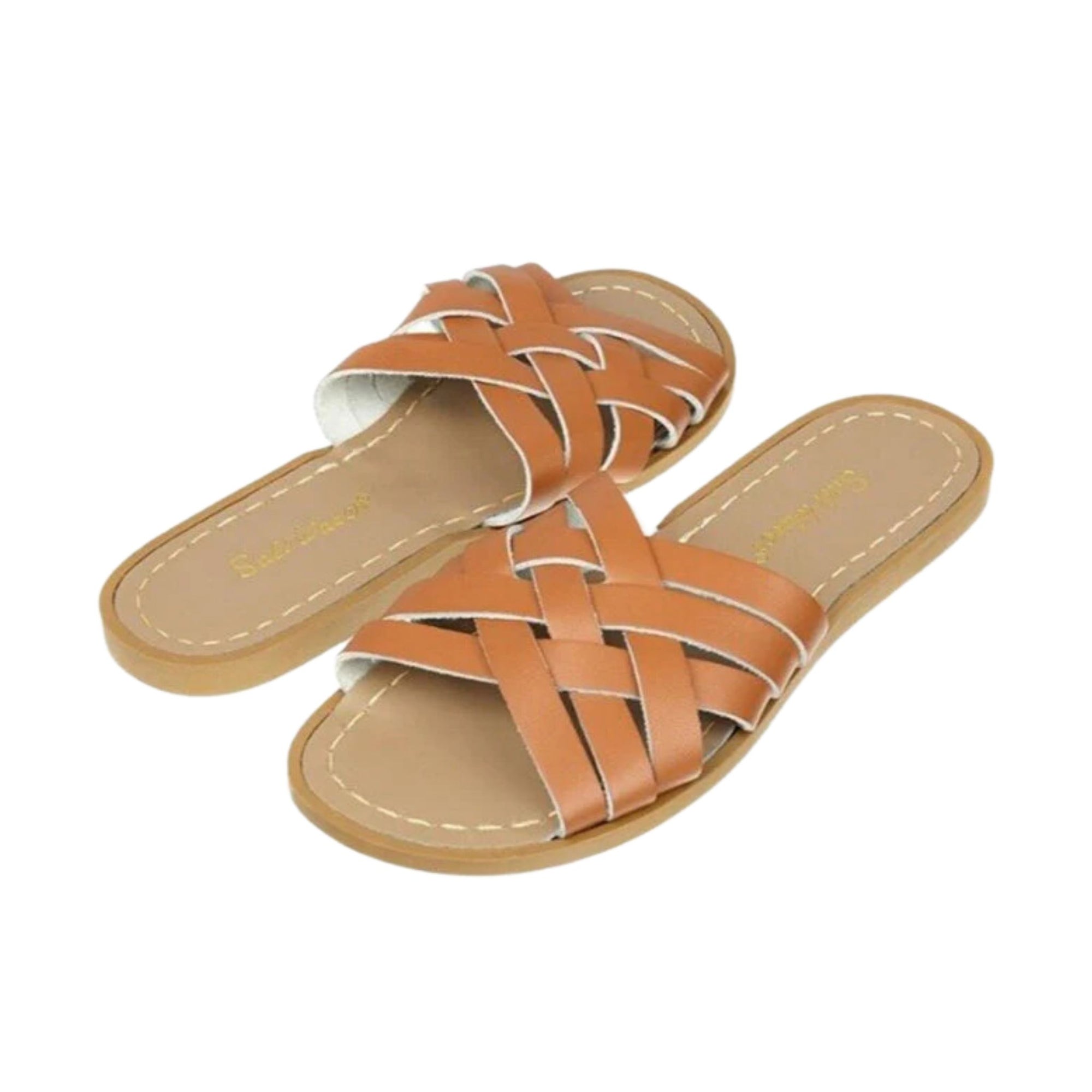 Salt-water Sandals Retro Slide Adult - Tan