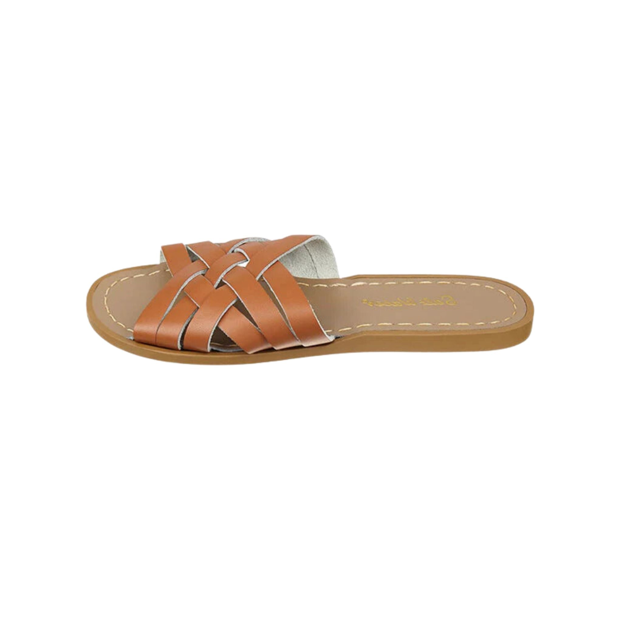 Salt-Water Sandals Retro Slide Adult Tan – The Elly Store