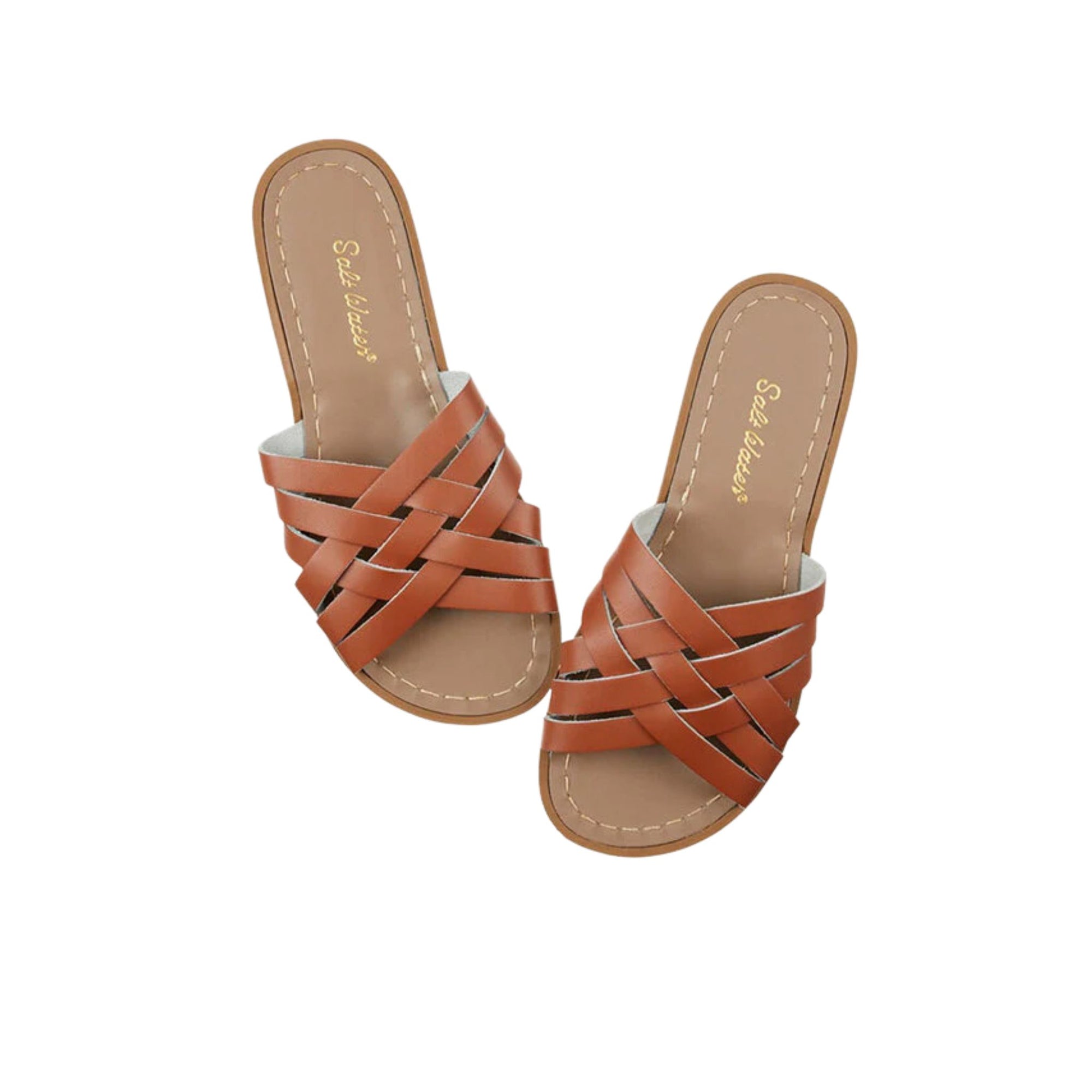 Salt-water Sandals Retro Slide Adult - Tan