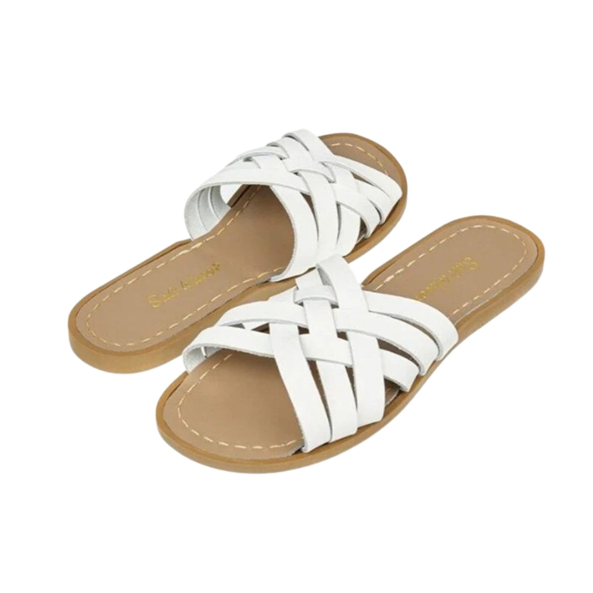Salt-water Sandals Retro Slide Adult - White