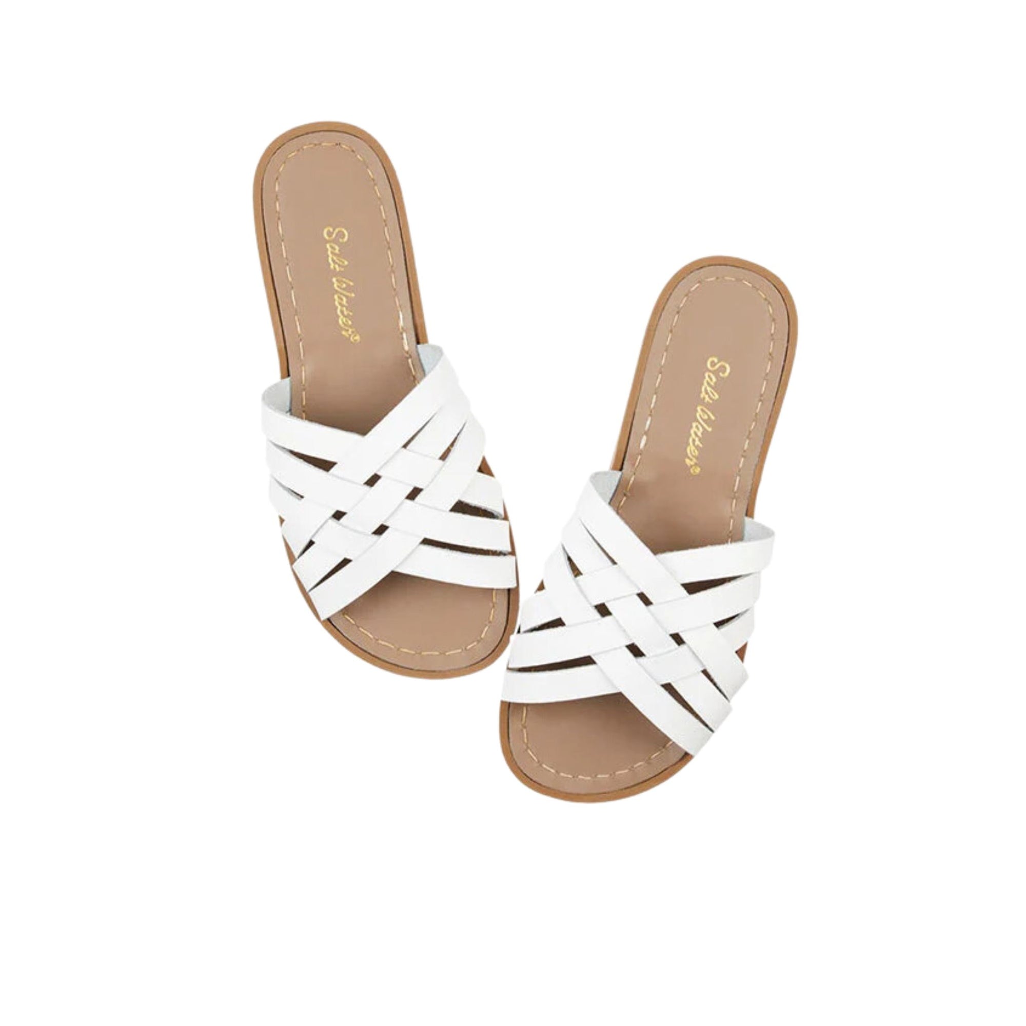 Salt-water Sandals Retro Slide Adult - White