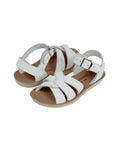 White Saltwater Kids Sandals