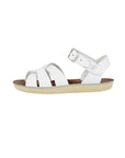 White kids' saltwater sandals