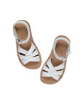 White saltwater sandals for kids