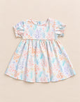 Scarlett Dress - Cream Floral Bamboo