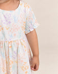 Scarlett Dress - Cream Floral Bamboo