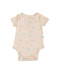 Short-Sleeve Onesie - Rainbow Hot Dogs