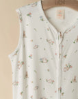 Sleeping Bag - White Floral Bunny (0.2 TOG)