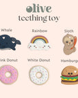 Olive - Teething toy | Personalisable Gift Set