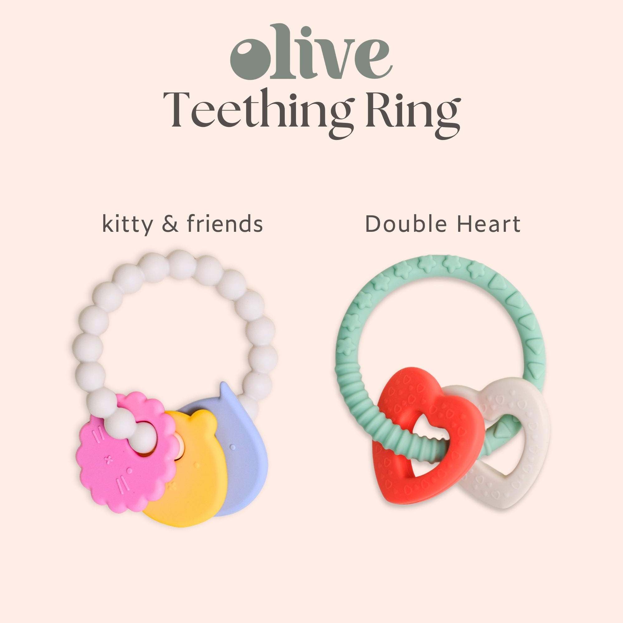 Olive Teething Ring | The Elly Store