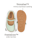 Tip Toey Joey Catch Mary Janes - Mint sole