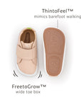 Tip Toey Joey First Walker Friendly Papaya Cream Sneakers sole