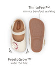 Tip Toey Joey First Walker Ladybug Mary Janes sole