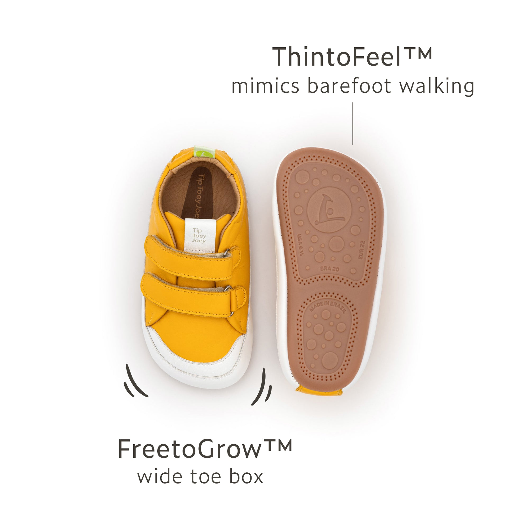 Bossy Sneakers - Caja Yellow / White sole