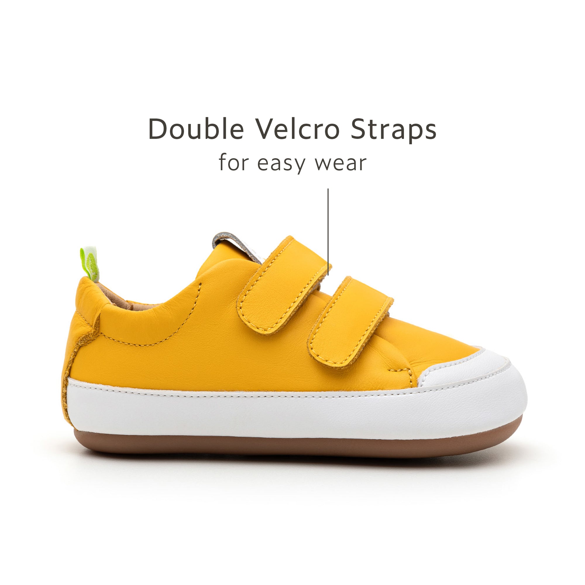 Bossy Sneakers - Caja Yellow / White side