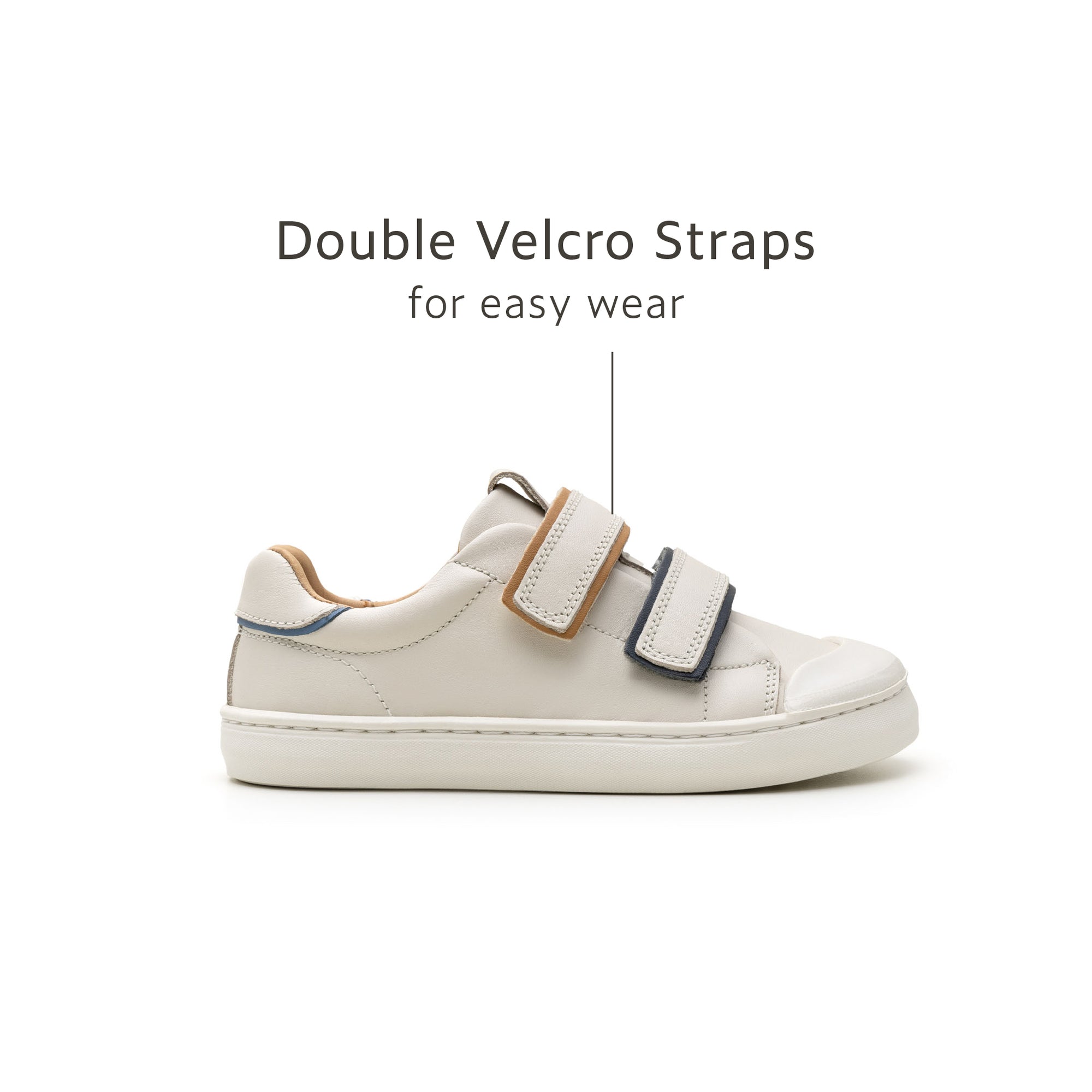 Tip Toey Joey Ramp Colours - Tapioca / Navy / Hay side