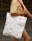 Tote Bag - Colourful Puppies
