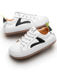 Tip Toey Joey Ground Sneakers - White / Black