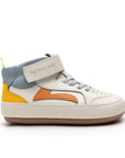 Landy High Top Sneakers - Tapioca / Tangerine / Caja side