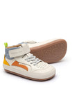 Landy High Top Sneakers - Tapioca / Tangerine / Caja
