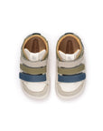 Overhead view of baby Metropoly sneakers showing the wide FreetoGrow toe box for natural development.