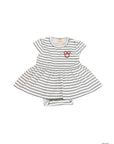 Polo Dress Onesie - Sailor Mickey Stripes