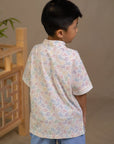 Mandarin-collared Polo Tee - Rainbow Fish