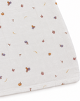 Bamboo Muslin Swaddle - White Freesia