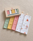 Bamboo Muslin Washcloth Set of 5 - Neighbourwood Friends