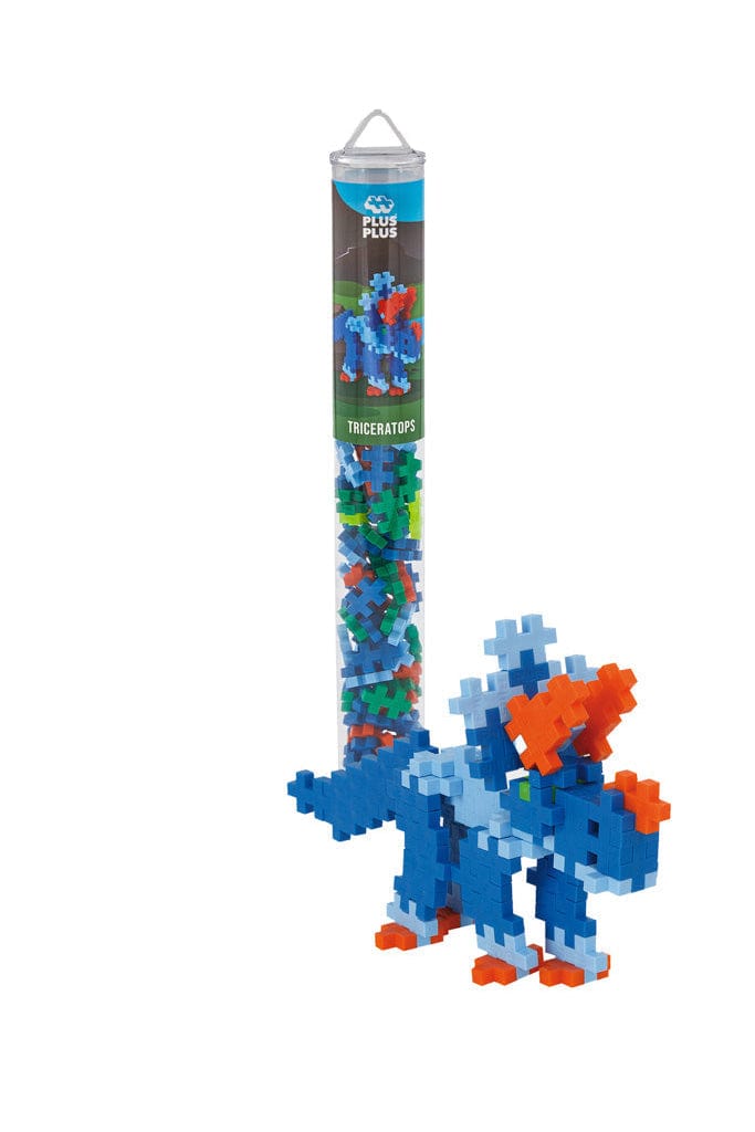 Plus-plus - Tube Mini Triceratops - 100 pcs