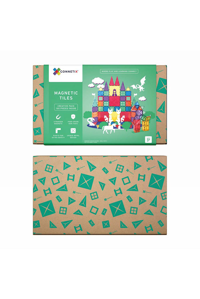 Connetix 100 piece Creative Pack | Magnetic Tiles for Kids | The Elly Store