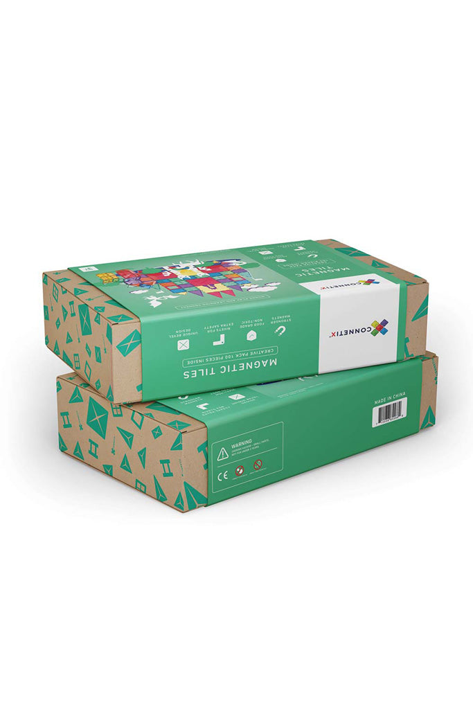 Connetix 100 piece Creative Pack | Magnetic Tiles for Kids | The Elly Store