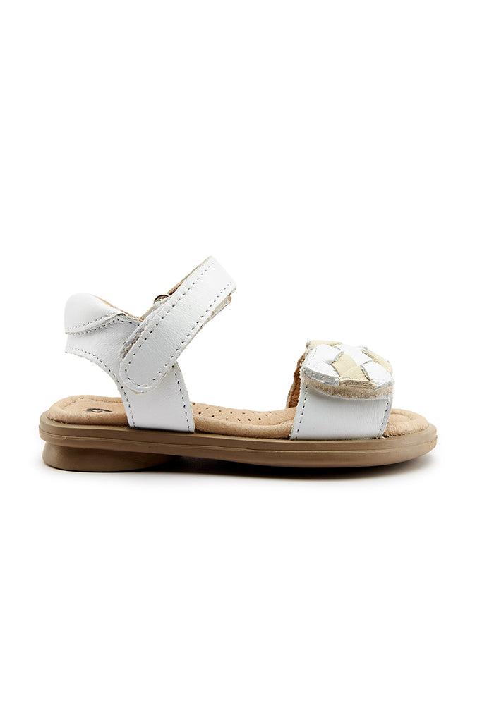 Harlequin Sandals - Snow / Cream