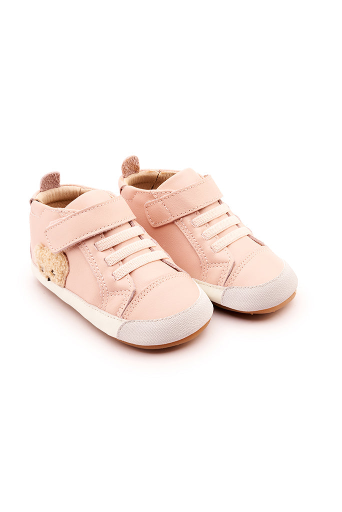 Ted Baby - Powder Pink / White by Old Soles