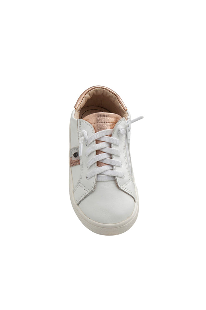 Old Soles Kids Glambo Sneakers - Snow/Copper | The Elly Store Singapore