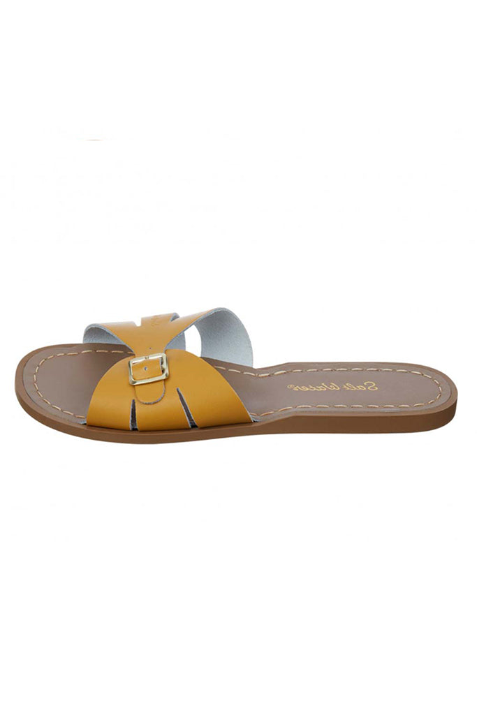 Salt-Water Sandals | Classic Slide Adult - Mustard | The Elly Store