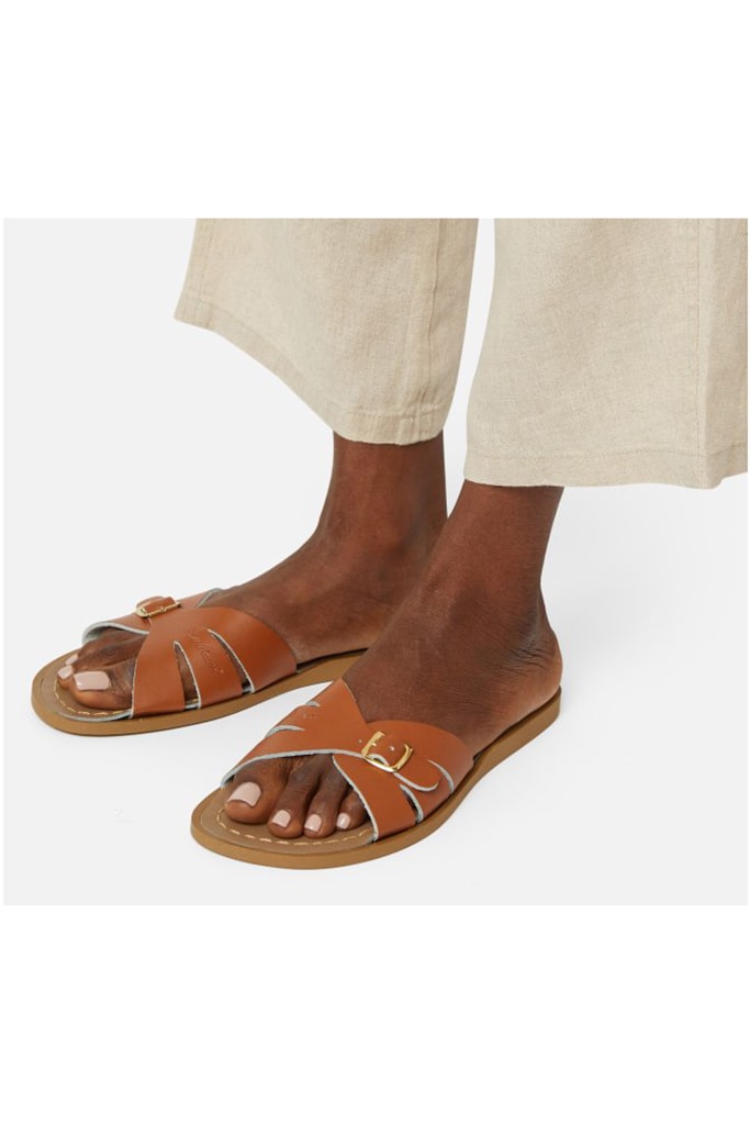 Salt-water Sandals Classic Slide Adult Tan