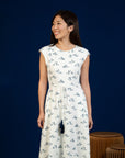 Ladies Holly Dress - Blue Campfire Dragon
