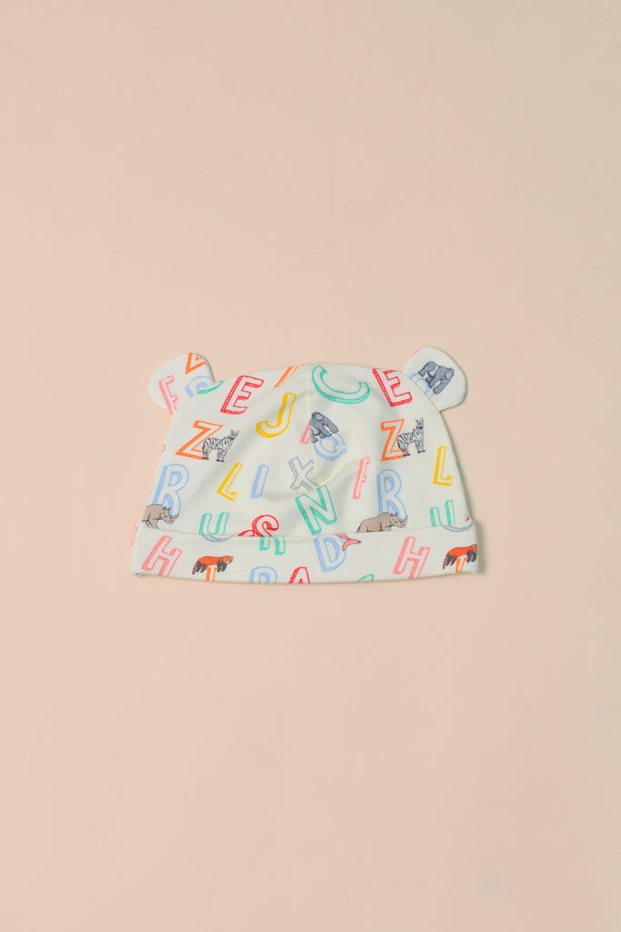 Baby Beanie - Crayon Animals