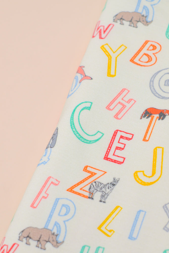 Jersey Blanket - Crayon Animals