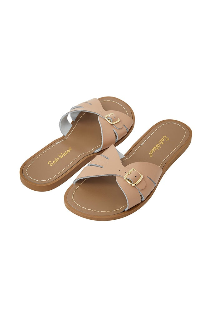 Salt-water Sandals Classic Slides Adult - Latte