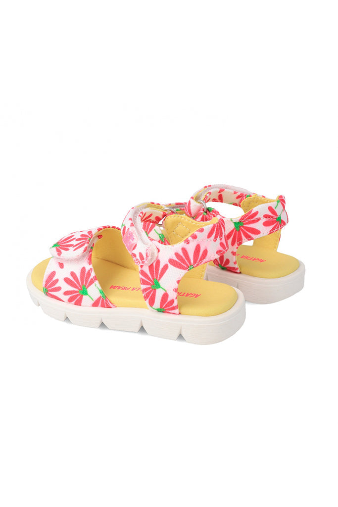 Fuchsia Flower Sandals